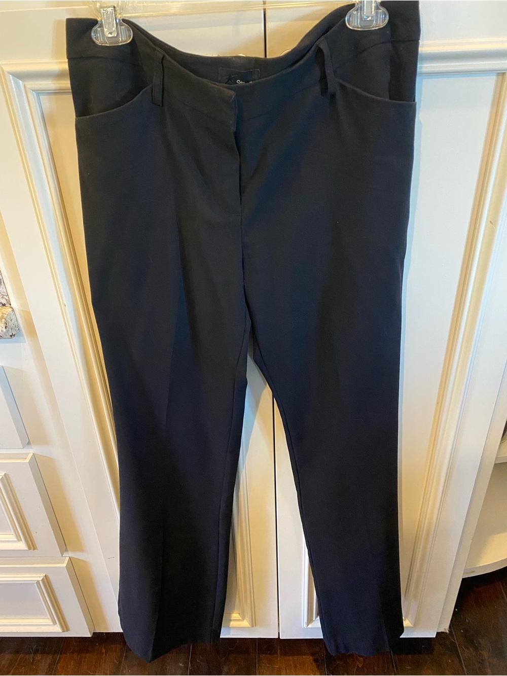 Star City Black Dress Pants with Tailored Finish